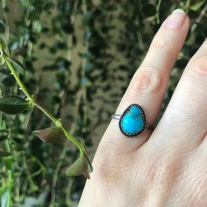 Sterling Silver and Turquoise Ring